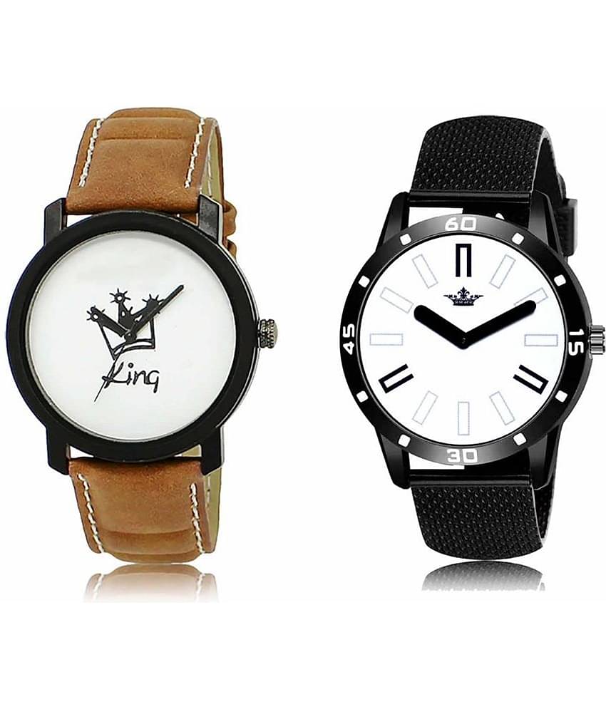 Lorem - Analog Watch Watches Combo For Men and Boys ( Pack of 2 )