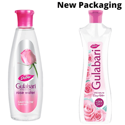 Dabur Gulabari Premium Rose Water - Daily Glow, All Skin Types, Paraben Free, Alcohol Free, 250 Ml