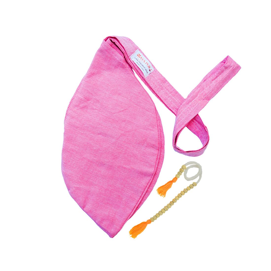 MAYAPURI Cotton Chanting Bag/Gomukhi Japa Mala Bag with Sakshi Mala Counter