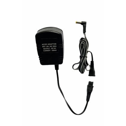 6V 500mA Power Adapter, Power Supply AC Input 200 240 V and Output 6V 500mA for Set Top Box-DTH Box, CCTV System, Router, Other Electronics and IT Gadgets with DC Pin (Black)