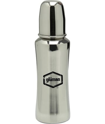 Gluman - 280 Silver Feeding Bottle ( Pack of 1 )