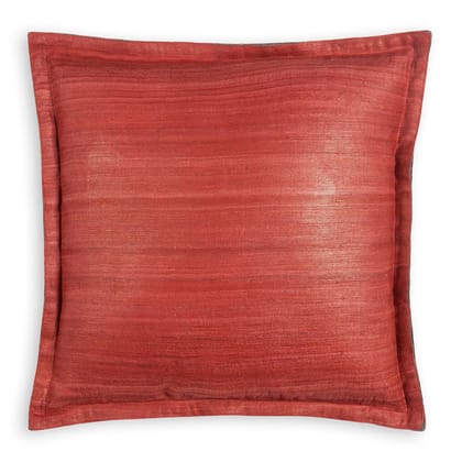 Handloom Tussar Silk Cushion Cover - 16x16
