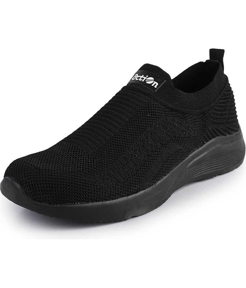 Action Black Men's Sports Running Shoes