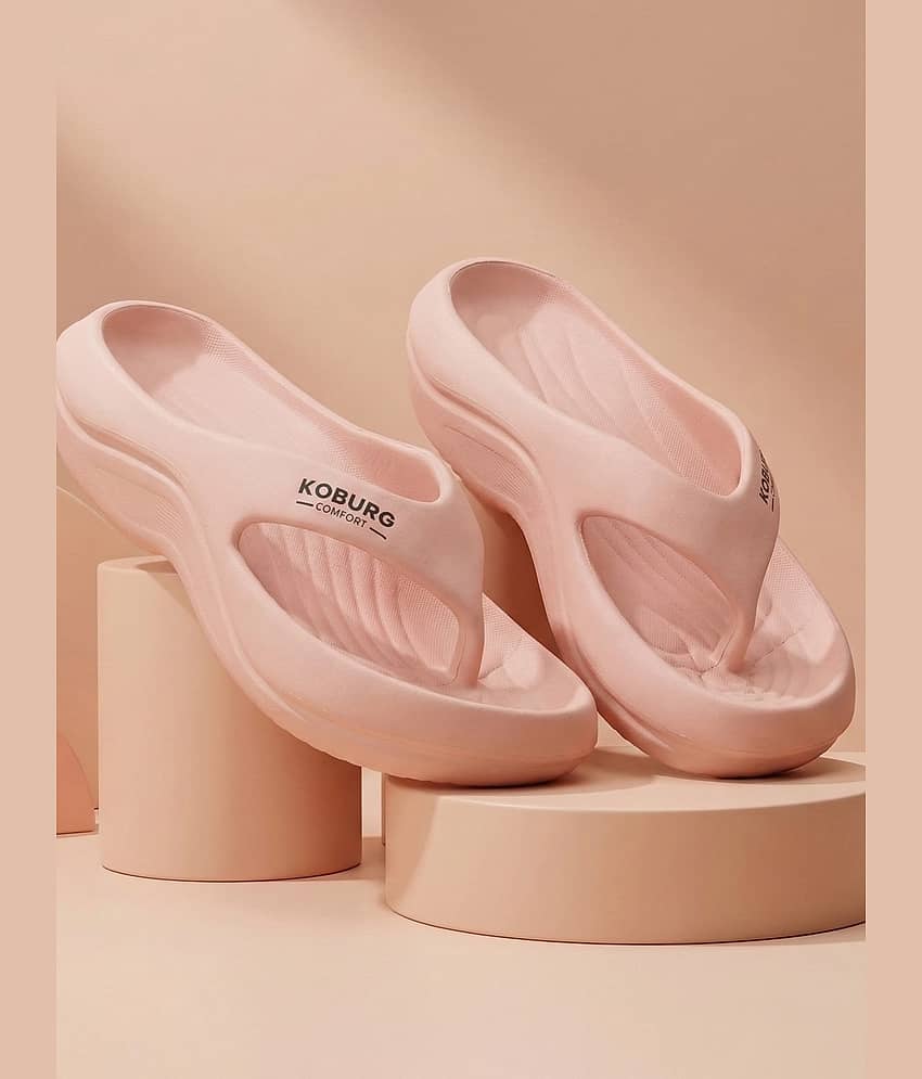 koburg Pink Women's Flip Flop