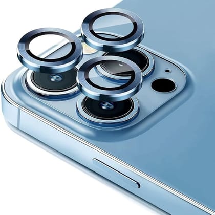 Camera Lens Protector for iPhone  Ultra HD Glass with Metal Ring, AR, Scratch & Dust Resistant SILVER  iPhone 16 PRO
