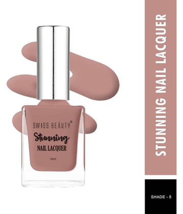 Swiss Beauty Stunning Nail Polish Yellow Crme Pack of 3 10 mL