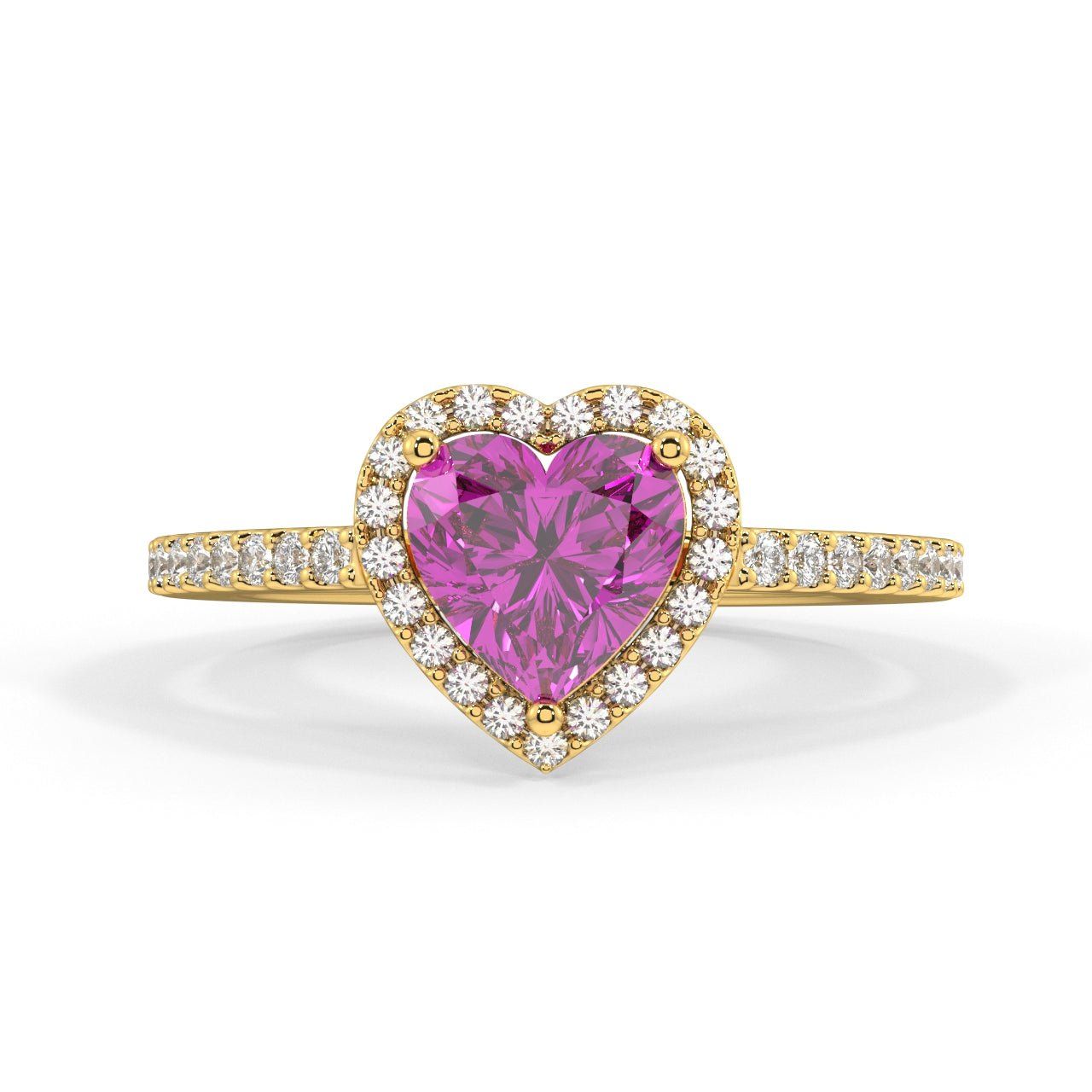 Tender Heart Ring YELLOW GOLD / 21 (60.80 MM)