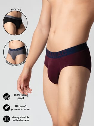 Cotton Brief Pack of 3-S