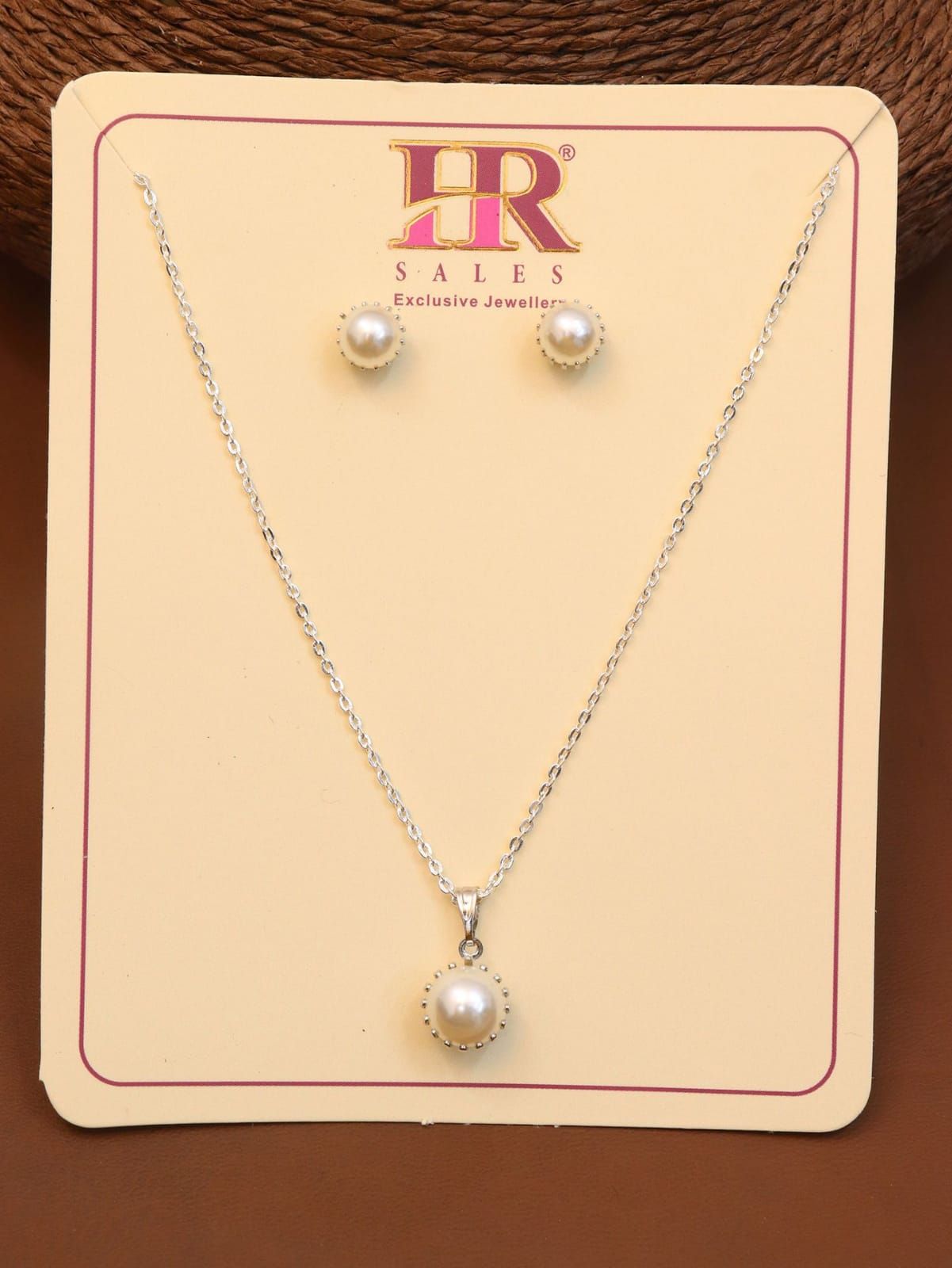 CZ Pearl Drop Necklace