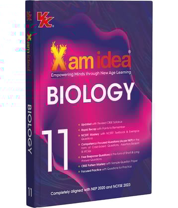 Xam idea Class 11 Biology (2025-26) | Latest CBSE Syllabus| NEP 2020 & NCFSE 2023 Aligned | With Competency-Focused & Free Response Qs | Self-Assessment Tests