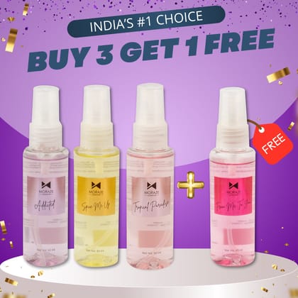 #1 Luxury Body Mist Fragrances- Pack of 4