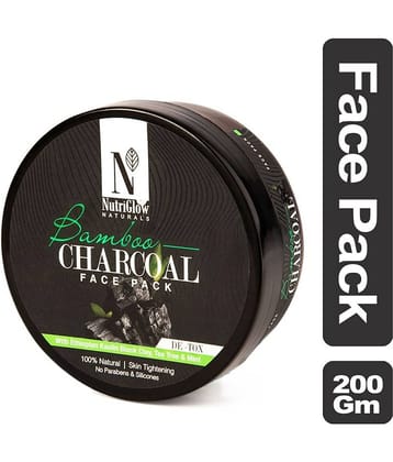 Nutriglow Natural's Bamboo & Charcoal Face Pack _200 GM Facial Kit 200 g
