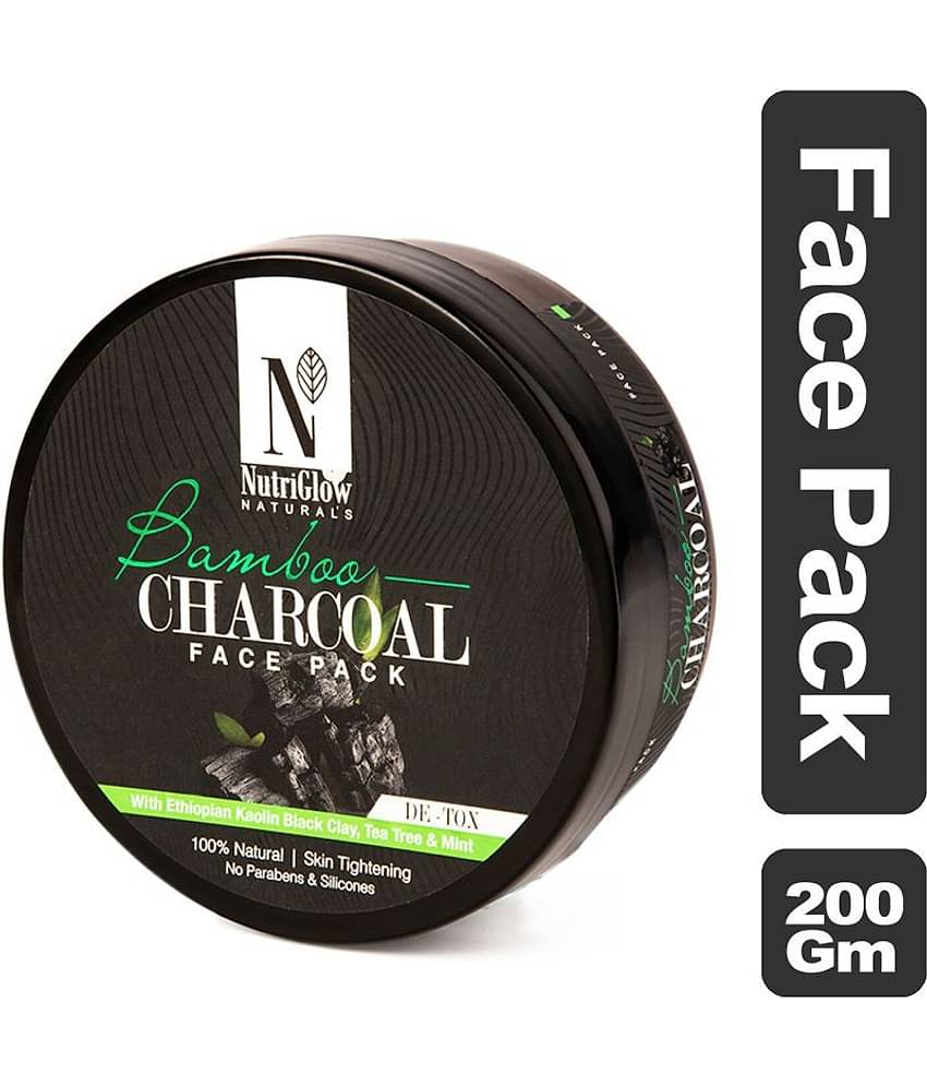 Nutriglow Natural's Bamboo & Charcoal Face Pack _200 GM Facial Kit 200 g