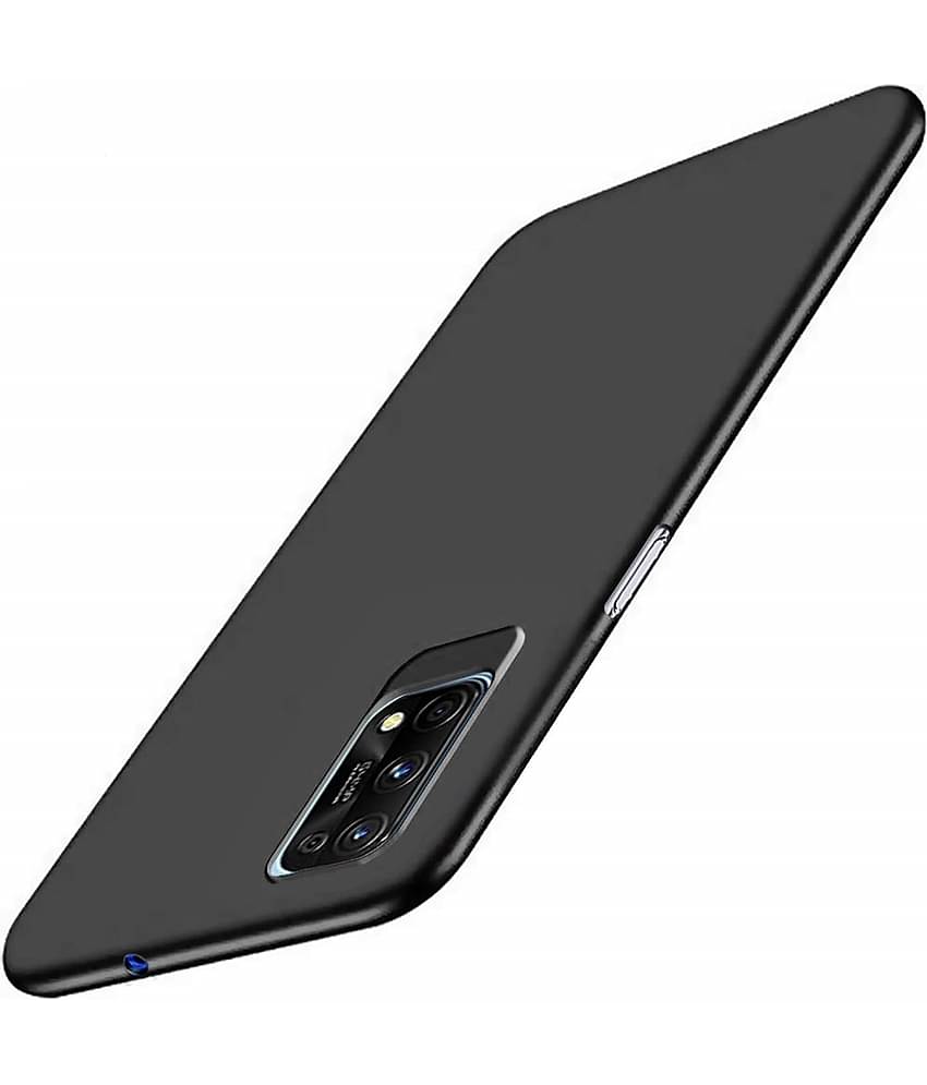 Spectacular Ace Black Plain Cases For Oppo F19 Pro Plus - Pack of 1