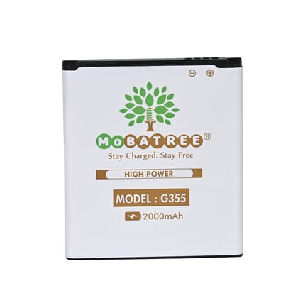 Mobatree Original Mobile Battery for Samsung Galaxy Core 2 - G355H, 2000mAh (6 months Guarantee)