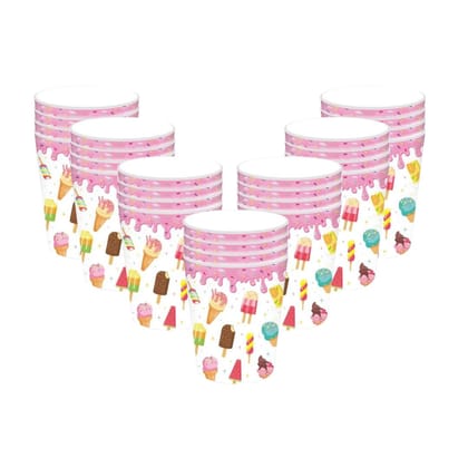 Icecreame Theme Party Cups - 10PC