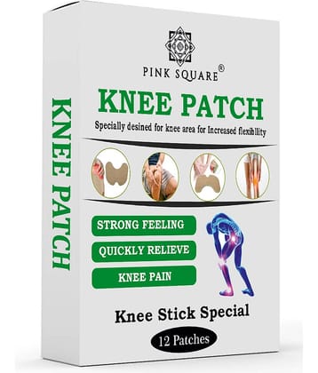 pink square Pain Relief Patch ( Pack of 1 )