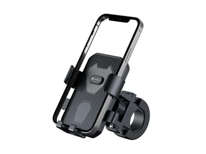 Portronics Mobike 4 Bike Phone Mount with 360 Rotational, Strong Hold for Bicycle, Motorcycle Compatible with 4.7 to 6.8 inch Devices Portronics Mobike 4 Bike Phone Mount with 360 Rotational, Strong Hold for Bicycle, Motorcycle Compatible with 4.7 to 6.8 inch Devices