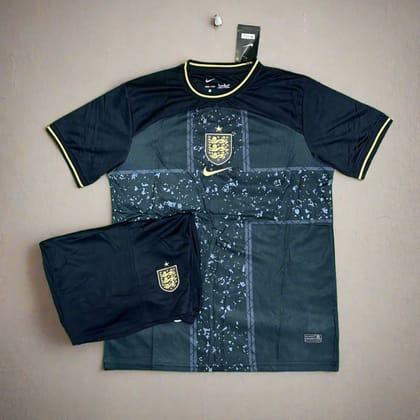 England Black Special Edition Jersey 2024 [Jersey + Shorts]-XL