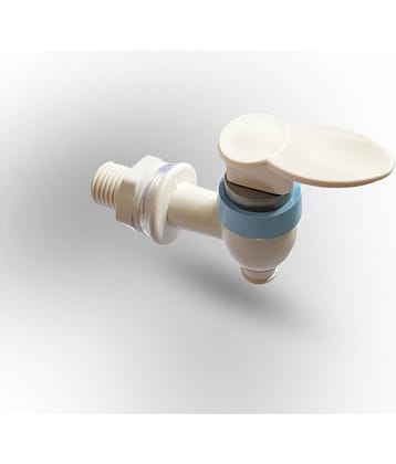 Tap for All RO/UV System Tap Mount Water Filter in PVC White Colour Plastic (ABS) Bathroom Tap (Bib Cock)