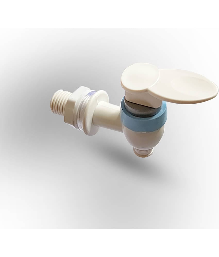 Tap for All RO/UV System Tap Mount Water Filter in PVC White Colour Plastic (ABS) Bathroom Tap (Bib Cock)