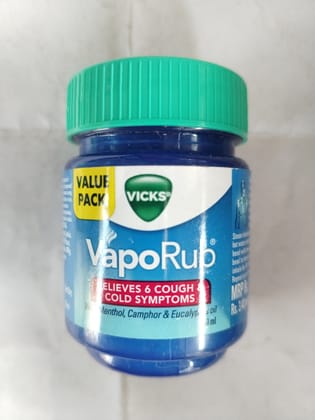 vicks Vaporub Relieves 6 cough & Cold symptoms 