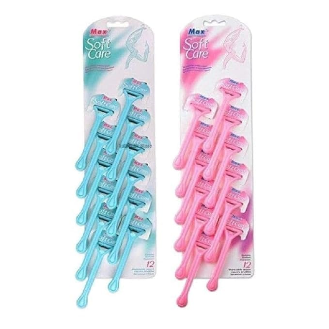 Max Soft Care Razors 12  pieces