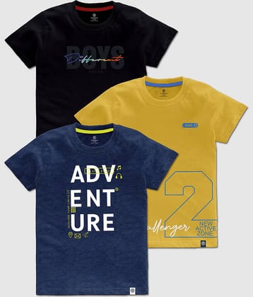 CODEZ Pack of 1 Boys Cotton T-Shirt ( Multicolor )