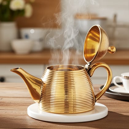 Brass Tea Pot Kettle, 450 Ml (ZMAS273 B)