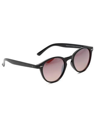 SUNNIES Polycarbonate Sunglass UV 400 Brown Lens Men & Women Round Sunglasses - SUNNIES-013-C8