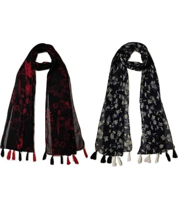 stolevilla Multi Printed Poly Cotton Yarn Stoles