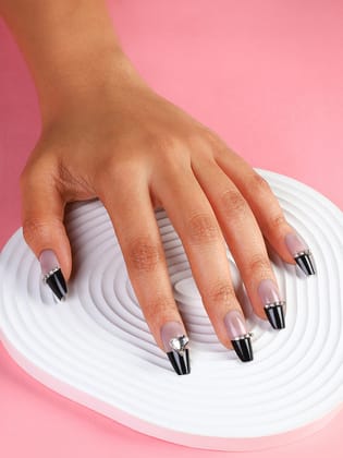 The Block Cuore Press-On Nails - Raven Black-Nails