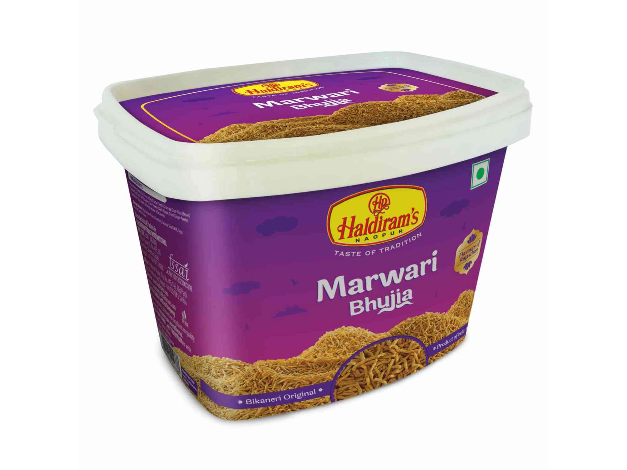 Haldiram's Marwari Bhujia Namkeen - 125 gm