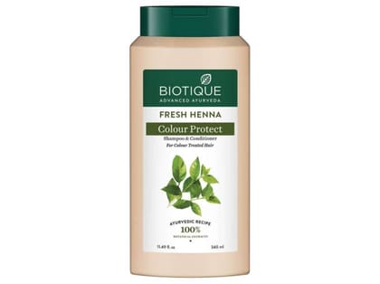 Biotique Fresh Henna Colour Protect Shampoo with Conditioner 340ml