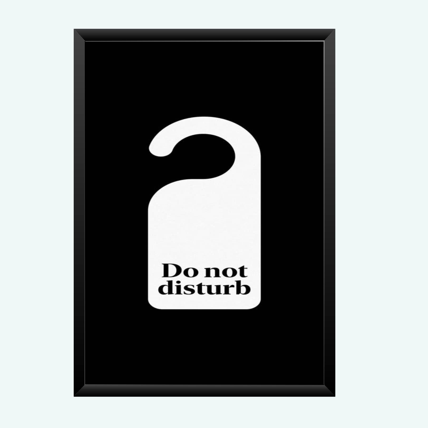 NOKKES Do Not Disturb Wall Photo Frame For India Love And Wall Decoration Wall Photo Frame Size 8X12 Inch_23