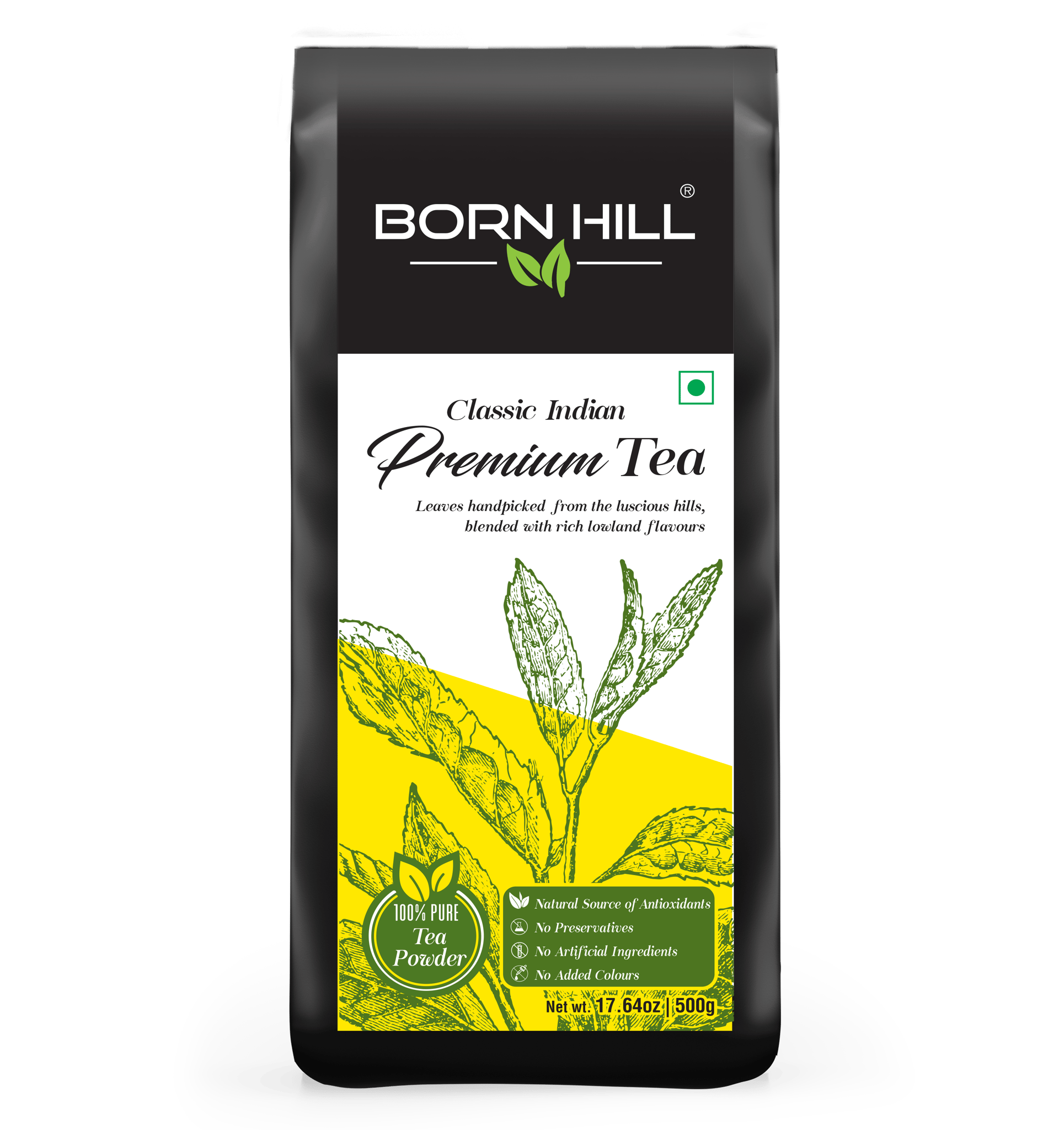 BORN HILL BH tea 500g (Pack of 1)