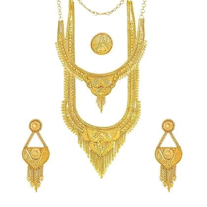 Stunning Gold Pendant Necklace ROLDGOLD