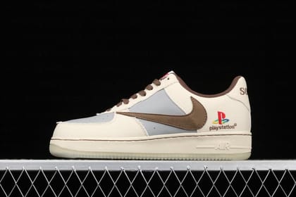 WMNS Travis Scott x PlayStation x NikeAir Force 1 Low - Charcoal grey-Euro 38