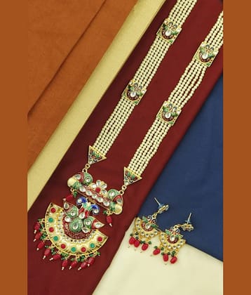 Bhagya Lakshmi - Alloy Multi Color Necklace Set ( Pack of 1 )