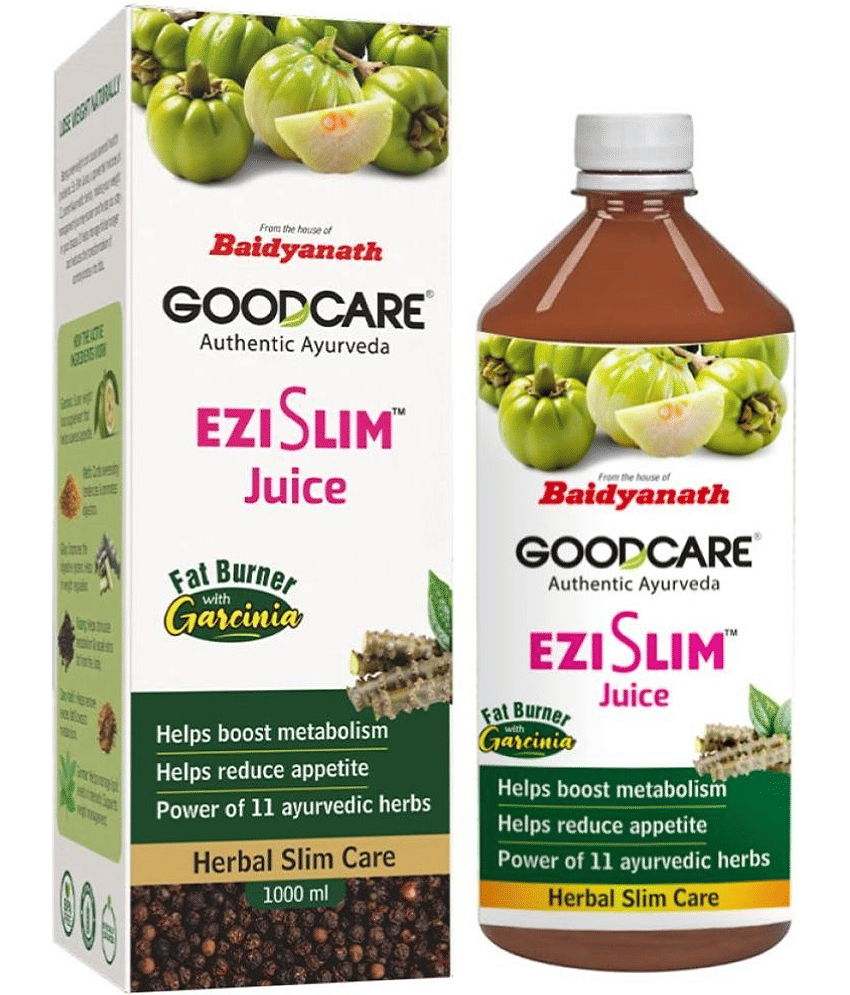 Goodcare EziSlim Juice, Ayurvedic Fat Burner, Boosts Metabolism, Supports Digestion, Controls Appetite, No Added Sugar 1000ml