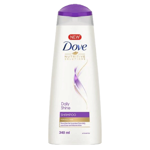 Dove Hair Shampoo Daily Shine 340ml