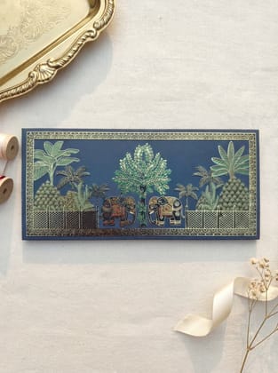 Luxury Elephant Haven Money Envelope – Premium Designer Shagun Envelope for Wedding, Gifting & Festive Occasions