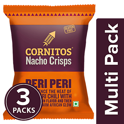 Cornitos Nacho Chips - Peri Peri, 3x55 g Multipack Cornitos Nacho Chips - Peri Peri, 3x55 g Multipack