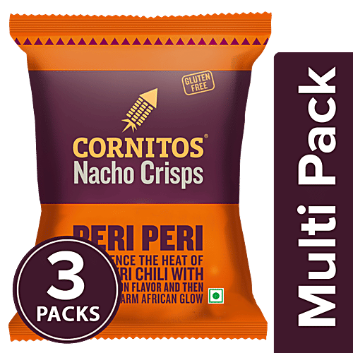 Cornitos Nacho Chips - Peri Peri, 3x55 g Multipack