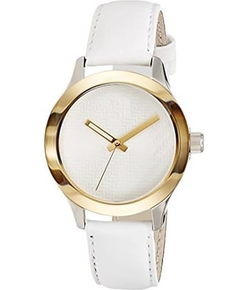 Axton PU Round Womens Watch