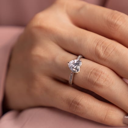 Isabella Heart Ring-Size 12