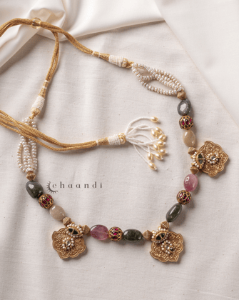 Gold Polish Silver Necklace CHN1623