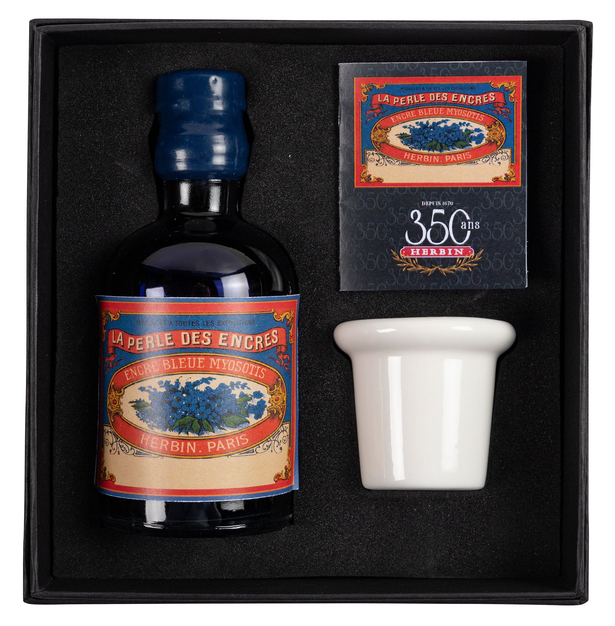 Herbin 350th Anniversary Edition Ink - Bleu Myosotis-100 ml