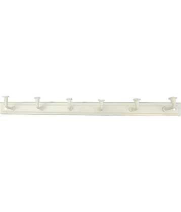 Laxmi Metal 6 Hook Door/Wall Cloth Hanger Metal Hook