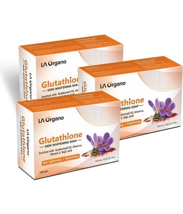 LA ORGANO - Skin Whitening Soap for All Skin Type (Pack of 3)